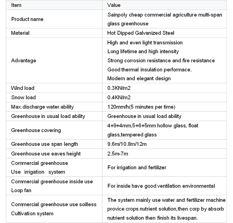 Optimize Tomato Production with 8m Width Glass Greenhouse and Farm Irrigation Systems