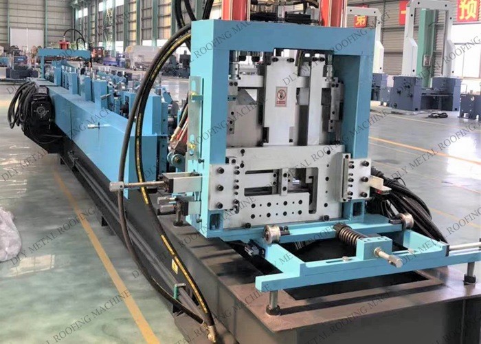 CU 80-300 Automatic C Channel Forming Machine 15kw Cz Purlin Forming Equipment