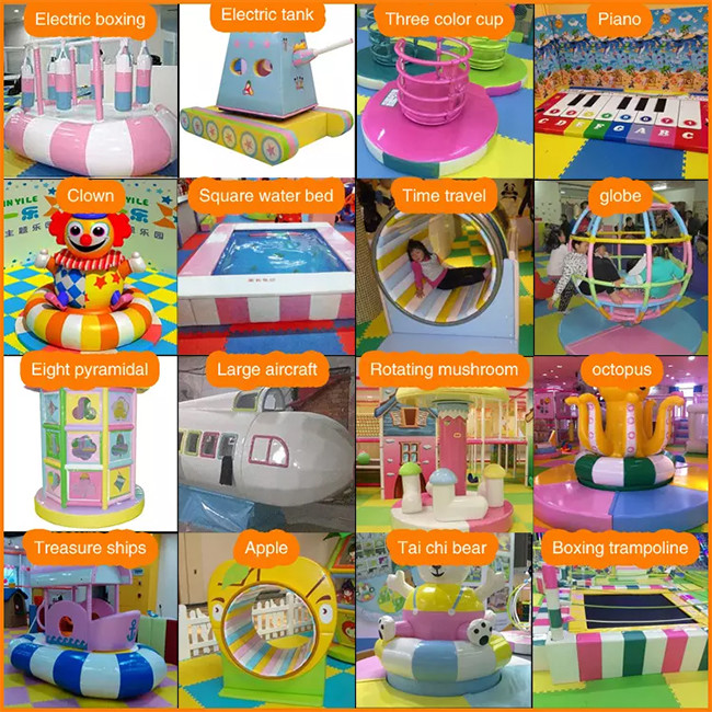 Car Amusement Park Soft Kids Indoor Playground Equipment ECO - Friendly
