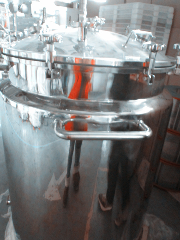 150L Pharmaceutical Gelatin Receiver Tanks / Stock Liquid & Keep Temperature