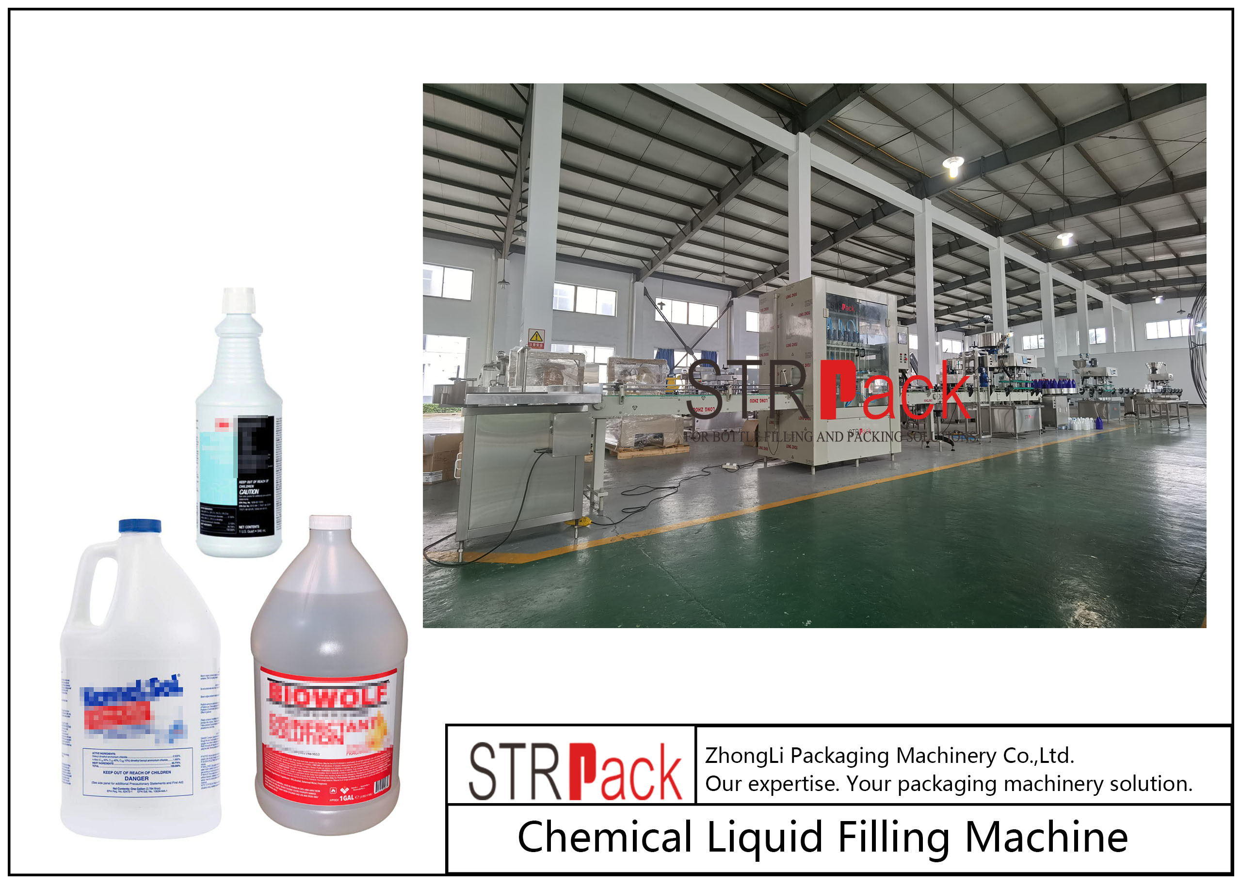 Automatic Bottle Filling Line with PLC Control System