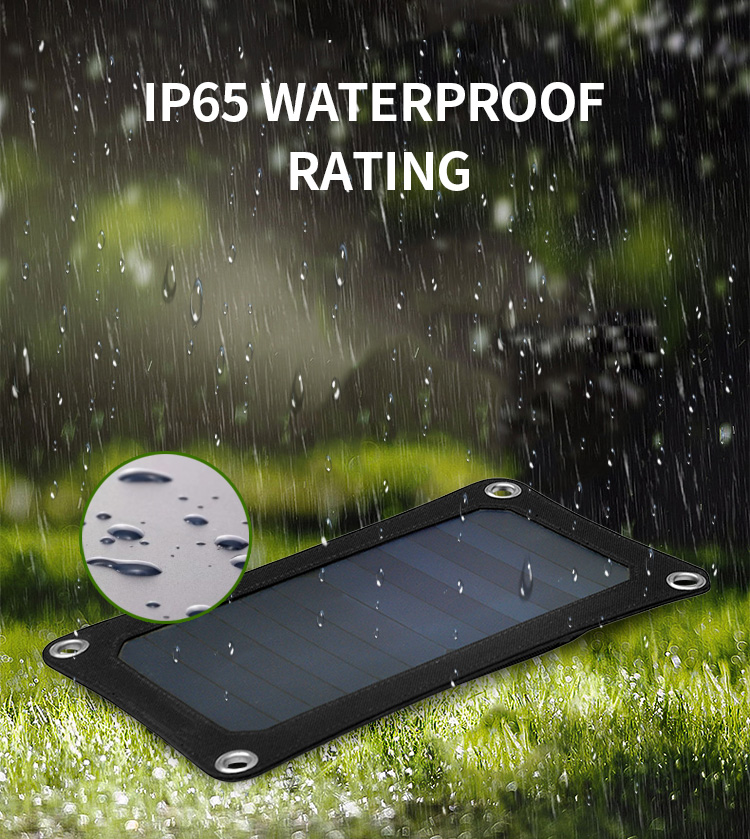 A1 7W 6V/1.16A Low Power Polysilicon Solar Cells Portable Waterproof