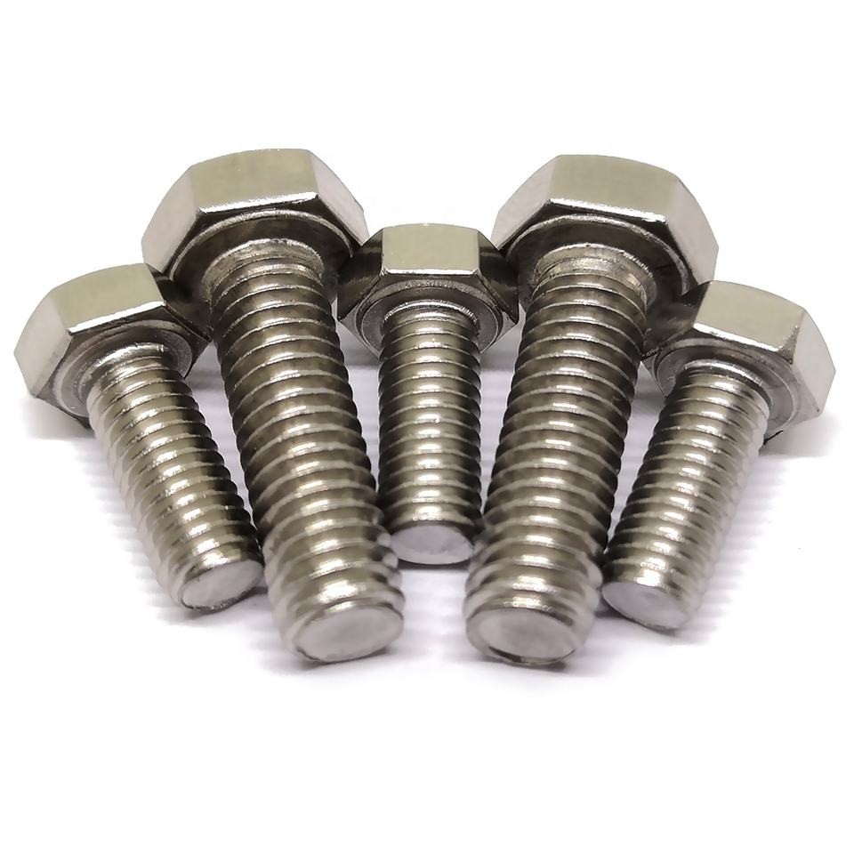 Din 933 M8 Hexagon Head Bolt Grade 4.8 / 8.8 / 10.9 / 12.9 Full Thread Hex Bolt And Nut
