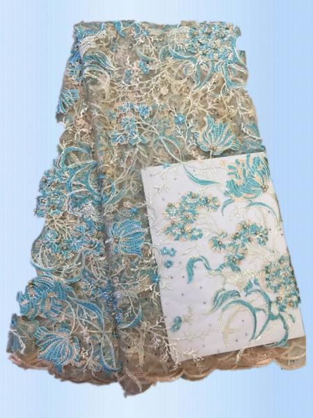 African Lace Fabric 2017 High Quality Lace Peach Tulle Styles Embroidery Laces