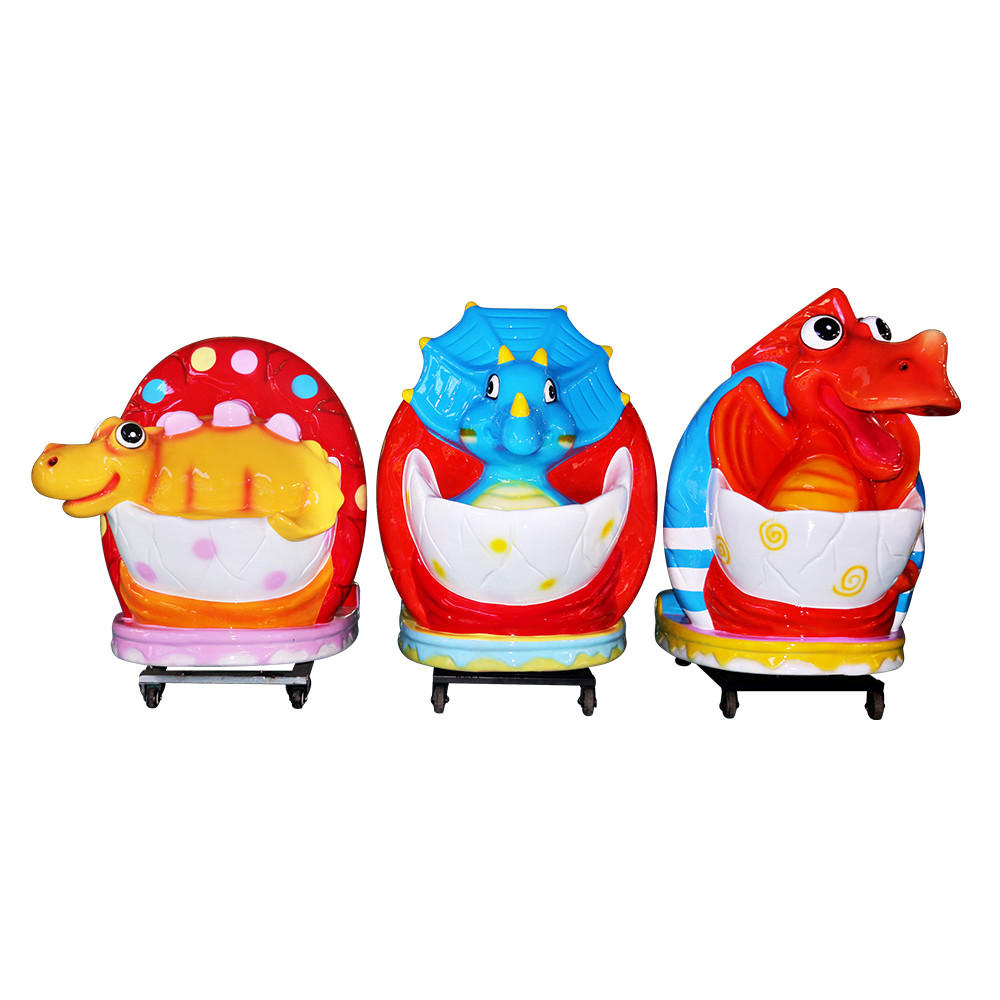 Kids Coin Operated Horse Kiddie Ride / Animal Dinosaur Kiddie Ride Carousel