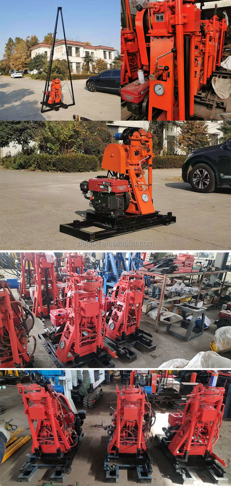 GK 200 Meters Depth Customized Geological Drilling Machine