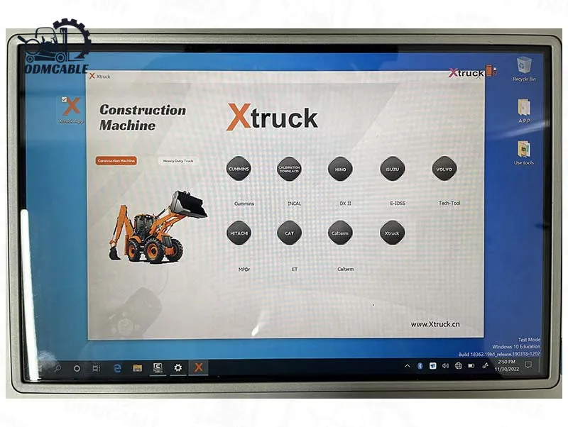 Xtrunk Y009 CANBUS Diagnostic Tool Applicable to Heavy-duty Truck Excavator Diesel Engine Structure