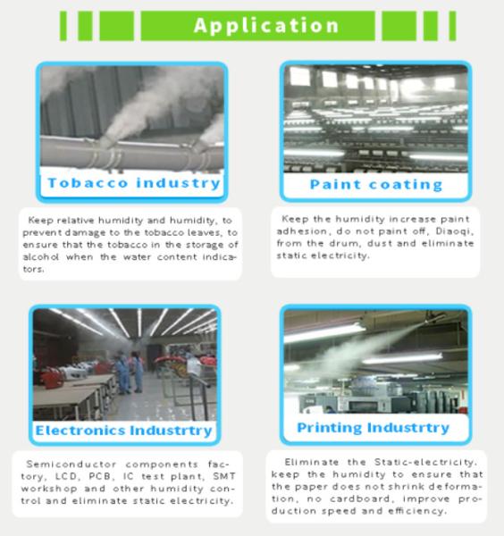 Large Volume High Pressure Water Mist Nozzles Atomizing High Pressure Spray