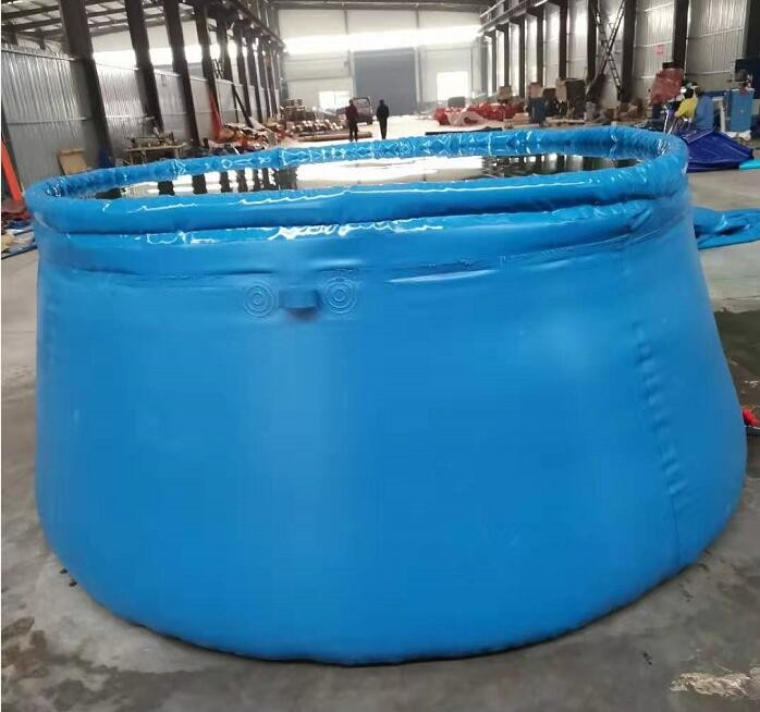 Customized Color 7000L Flexible Onion Shape Tarpaulin Water Tank Portable Water Tanks