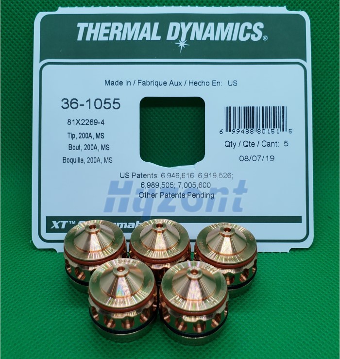 36-1055 200A Thermal Dynamics Plasma Cutter Tips Parts