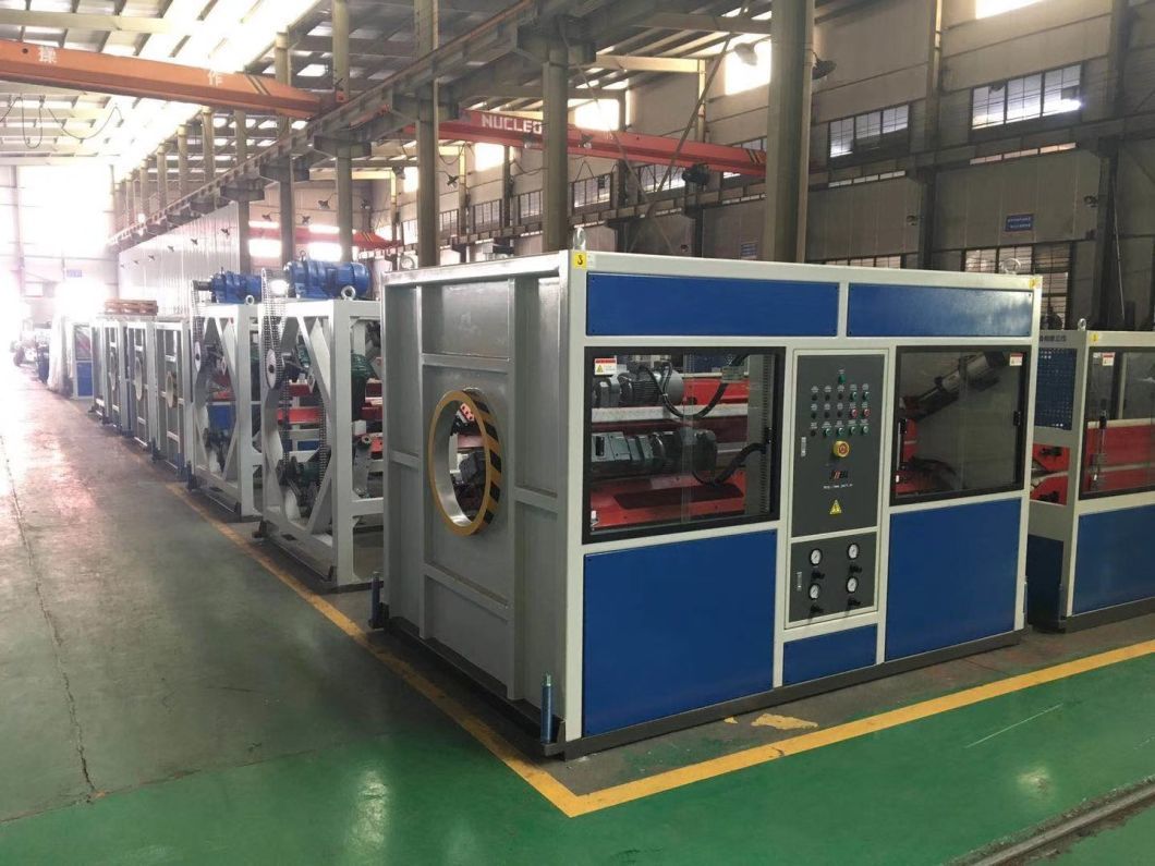 Single Screw HDPE/PPR/PP/PE Pipeplastic Extruder Machine