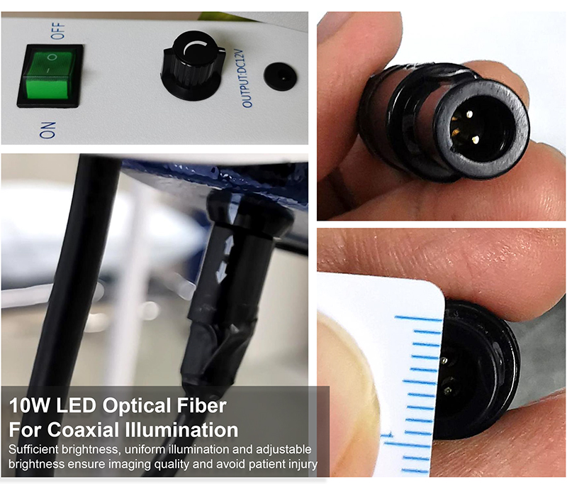 A41.1903 One Head 0-180° Manual Step Zoom Dental Operating Microscope 4.8x -16x