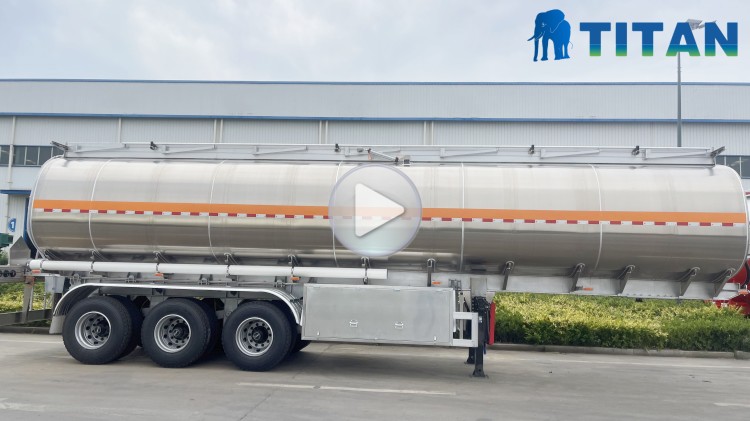 TITAN 3 Axle 40000L Aluminum Tanker Trailers for Sale| Aluminum Tankers for Sale
