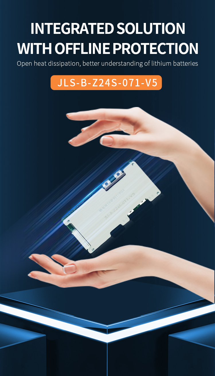 KLS 3.7v 14s 80a-100a Battery Pcm Bms for E-bike & E-car: 48v Li-ion Management System with Balance for Solar Energy