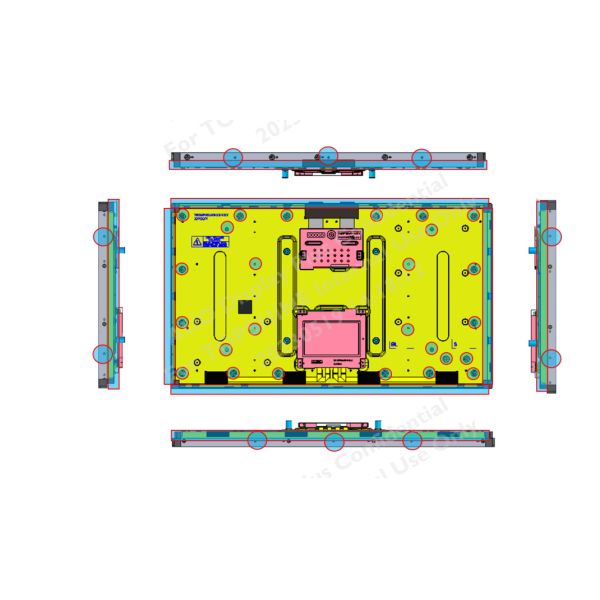 32Inch 1920×1080 high brightness lcd monitor FHD 2500cd/m2 Lcd panel type tft