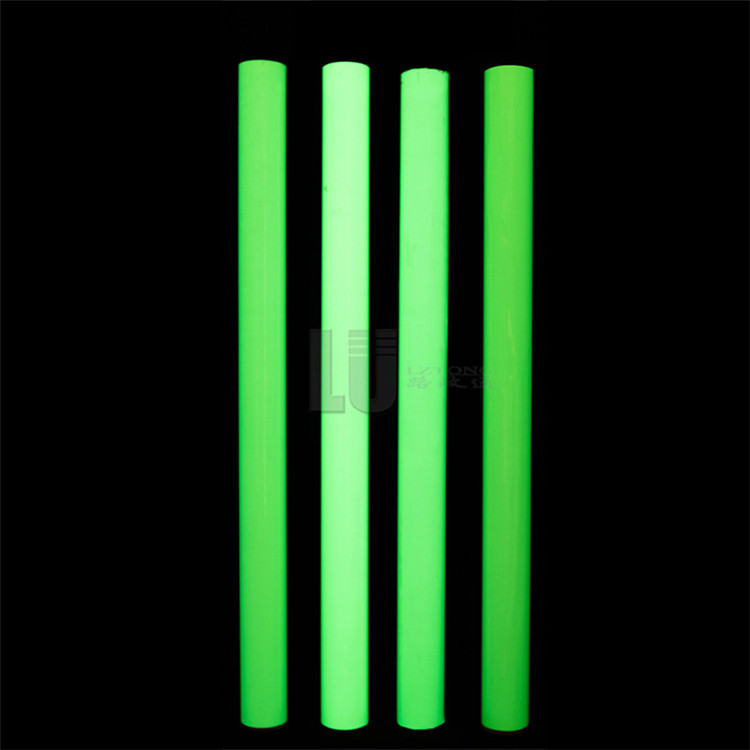 OEM Green Photoluminescent Glow In The Dark Sticker Vinyl Adhesive Film