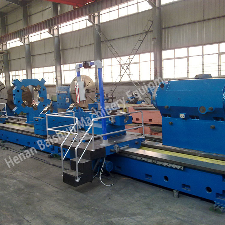 High Precision Large Spindle Horizontal Lathe Heavy Duty Metal Turning Roller Machine
