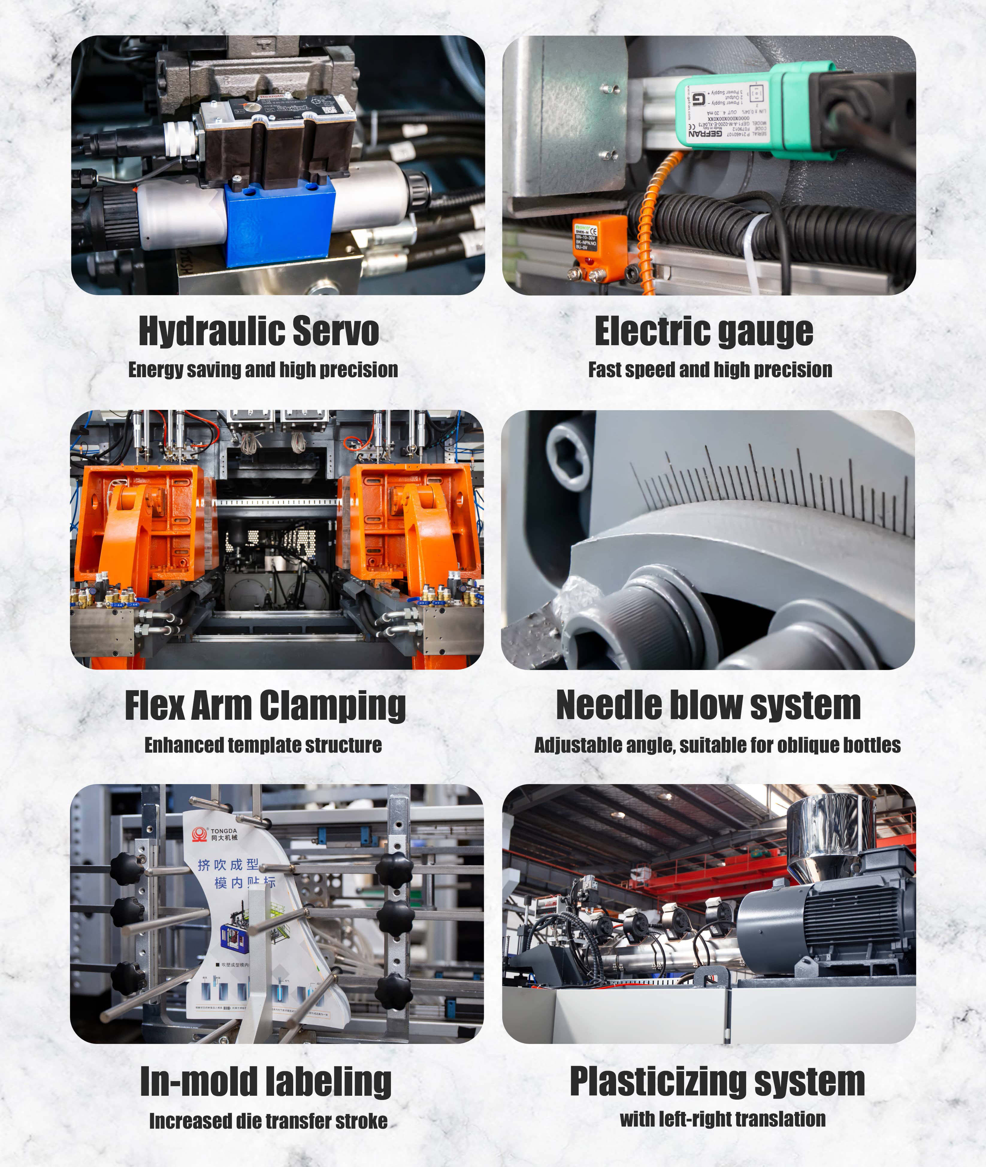 4 Cavity Hdpe Plastic Tank Blow Molding Machine high speed 200 kg/h