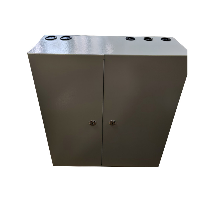 Metal Wall Mount Fiber Enclosure 72 Core With 2 Door And Dual Locks
