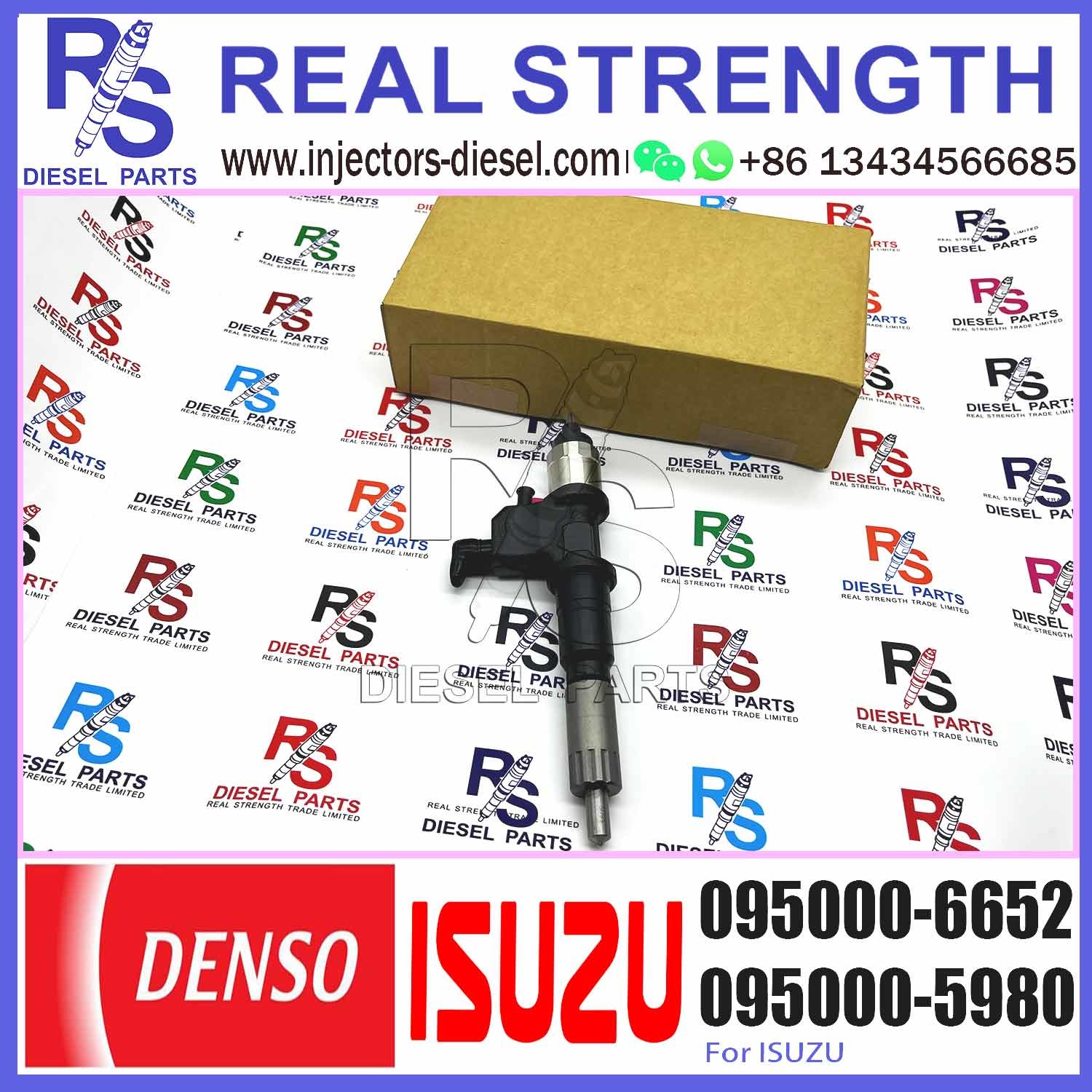 New Injector 095000-6650 095000-6651 095000-6652 for I-SUZU 8-98030550-0 8-98030550-1 8-98030550-2