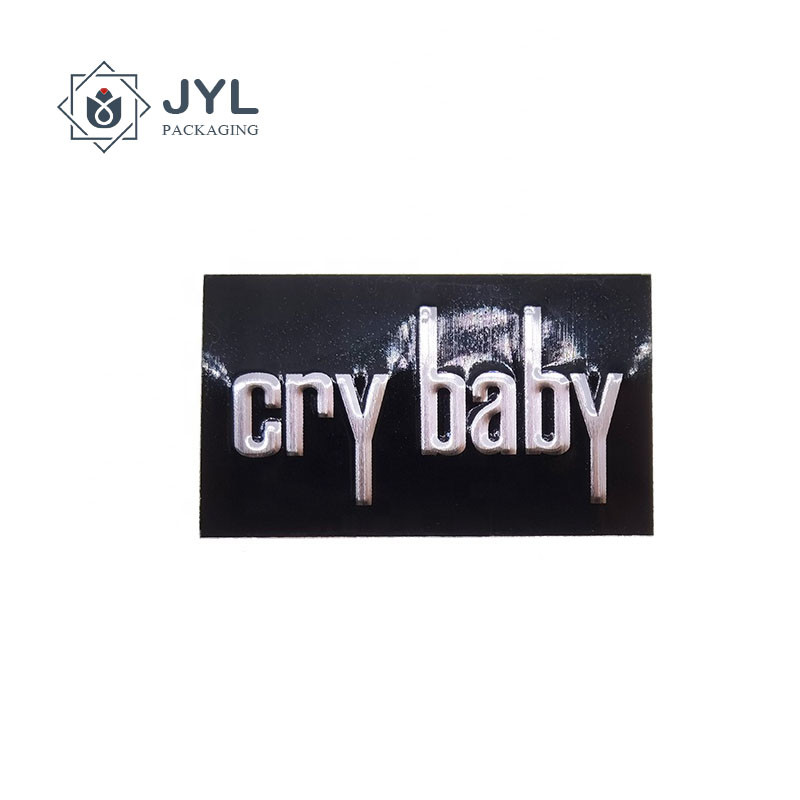 Recyclable Durable Metal Sticker Labels Aluminum For Perfume Bottle