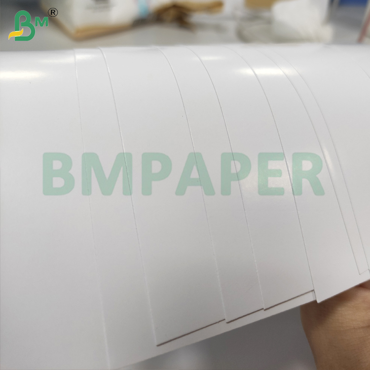 C1S Chromo Paper One Side Glossy Coated 70gsm For Label Printing