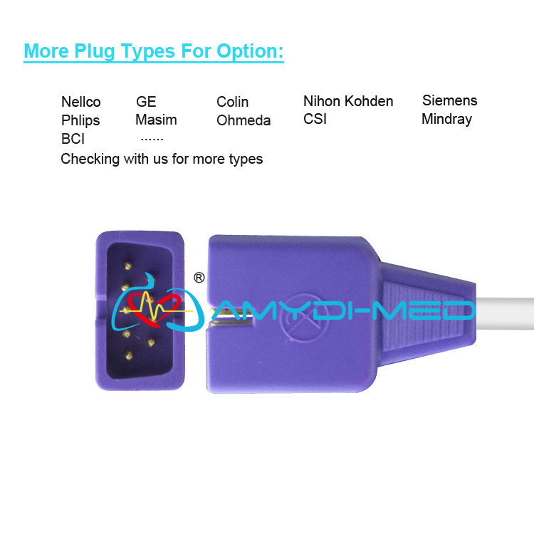 CE ISO13485 Certified Non-woven Disposable DS-100A 9Pin Neonate Adult SpO2 Sensor Compatible With Nellco MXM OxItech