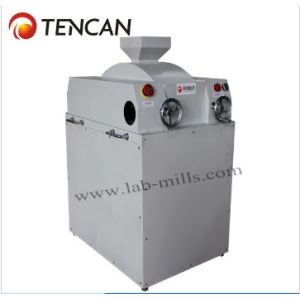 380V 50Hz SS Laboratory Double Roller Crusher Uniform Output With Fine Size