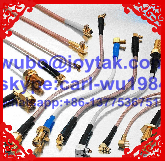 Made in Korea premium quality 18G stainless steel RF connector N male to SMA male with RG141 cable assembly