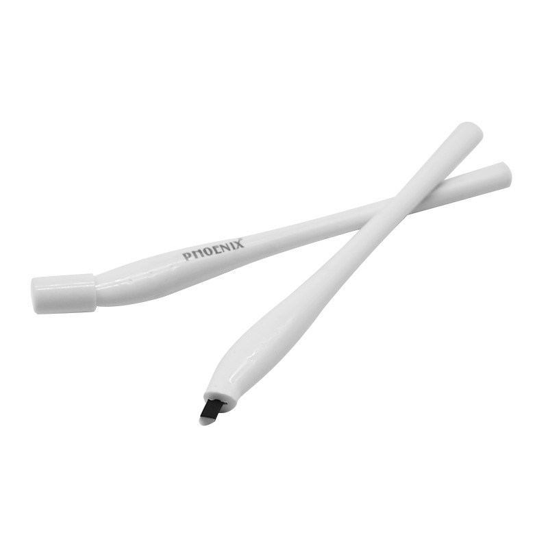 White Disposable Eyebrow Tattoo Manual Pen Micropigmentation