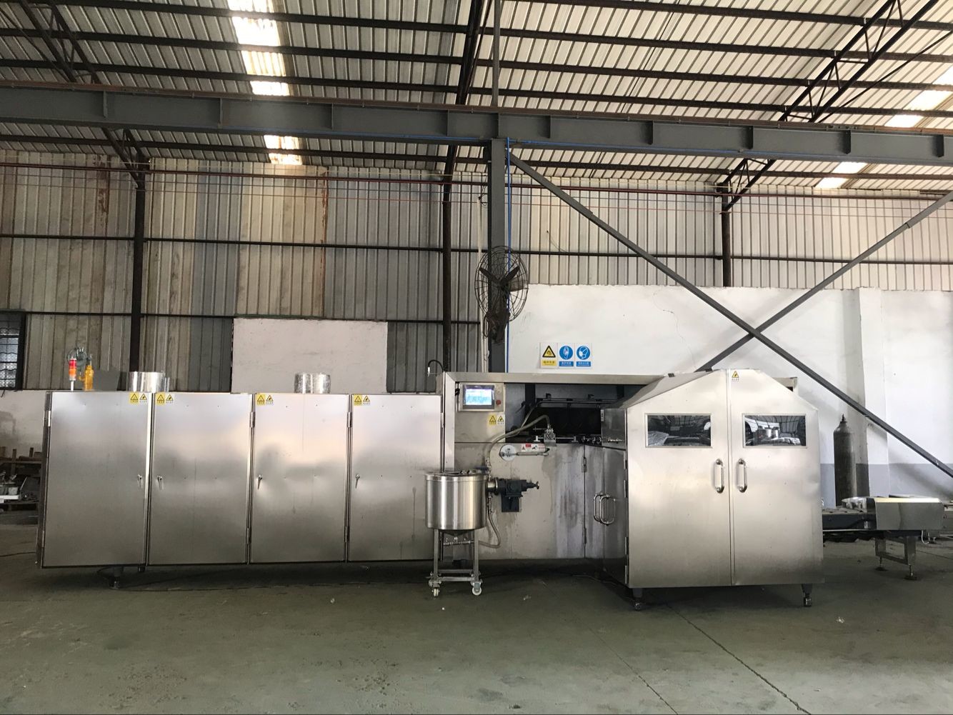 Tunnel Type 5kg/H Fully Automatic Sugar Cone Making Machine