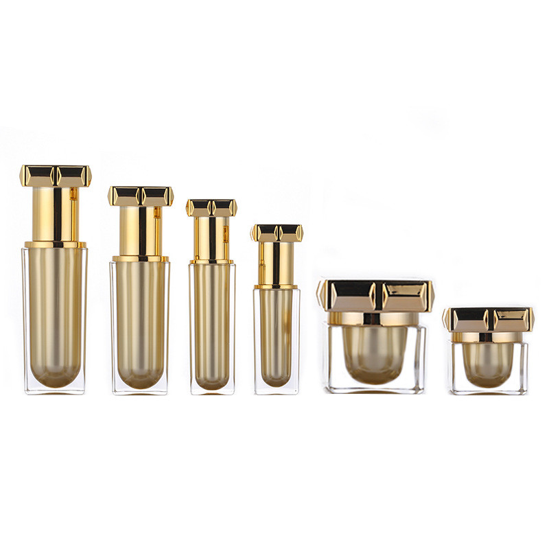 120ml Essential Oil Gold Deluxe Cosmetic Glass Bottles
