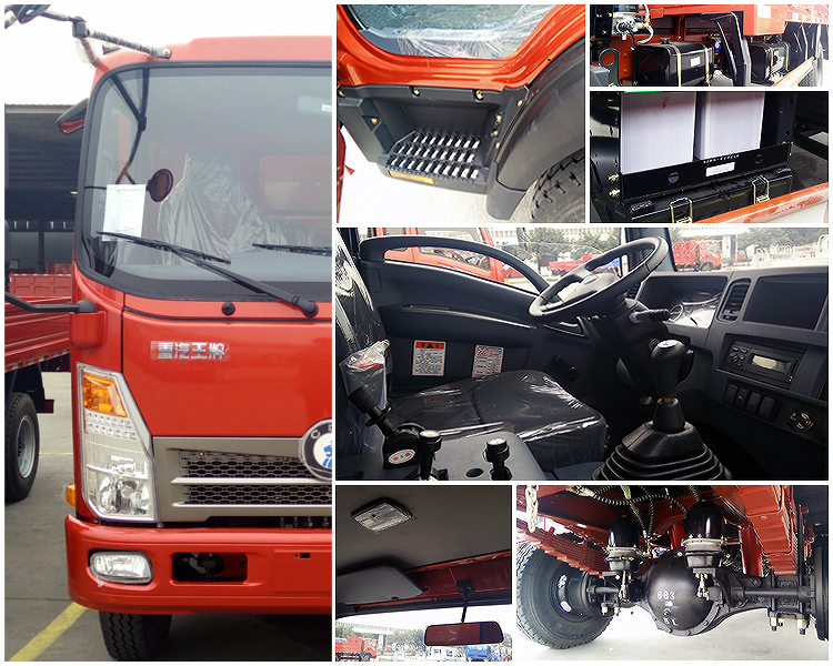 Sinotruk CDW 5 ton loading capacity big import tipper truck