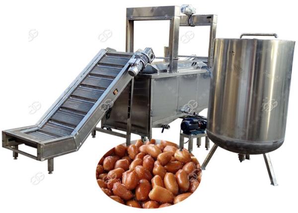 Industrial Automatic Fryer Machine For Peanut Fried Peas , Dehydration Deoiler