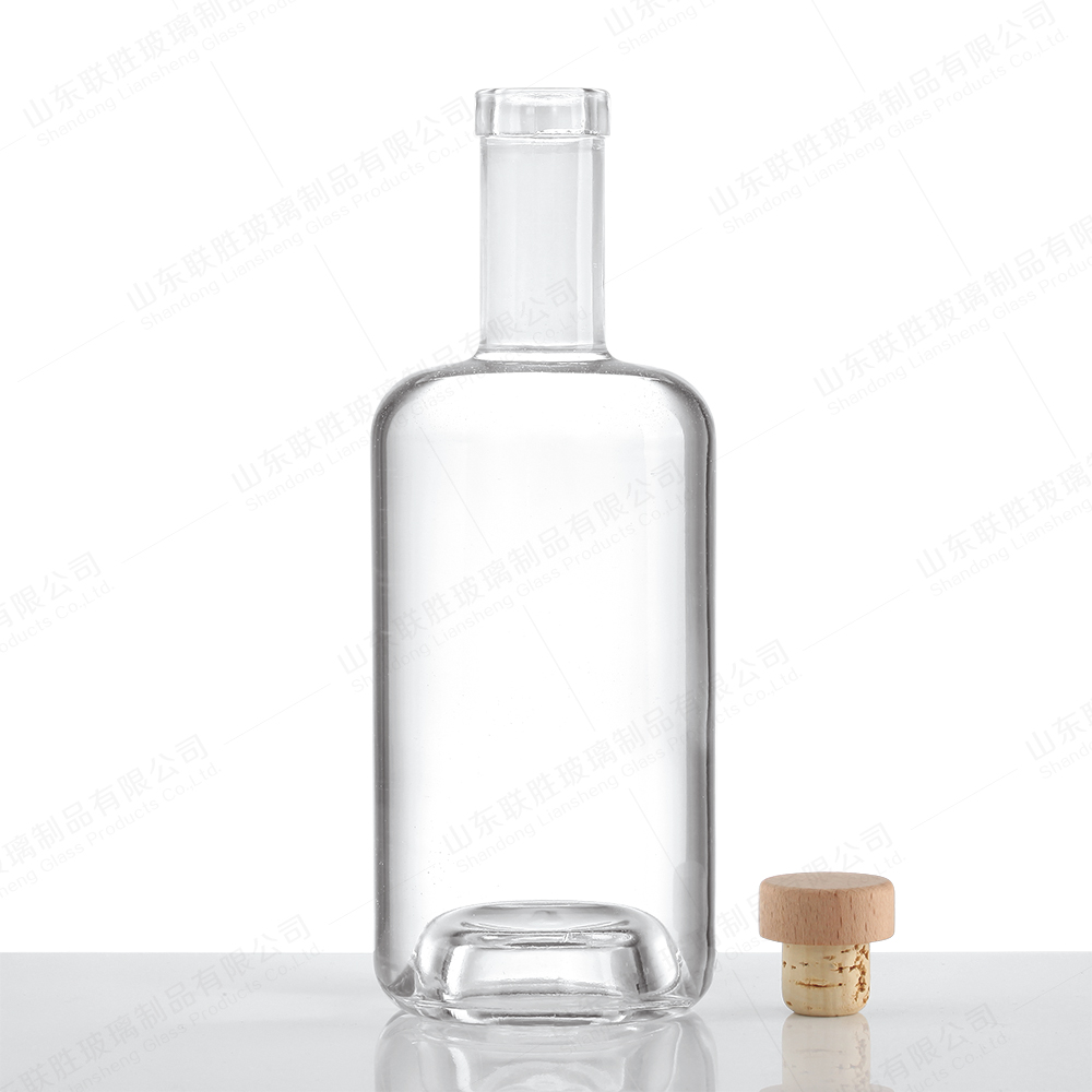 Hot Stamping Glass Bottle for Healthy Lead-free Material and Customized Engraving
