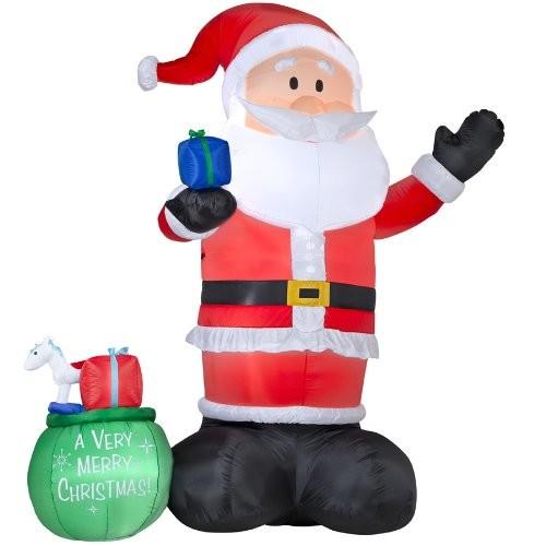 Factory Customized Merry christmas holiday christmas inflatable santa decoration