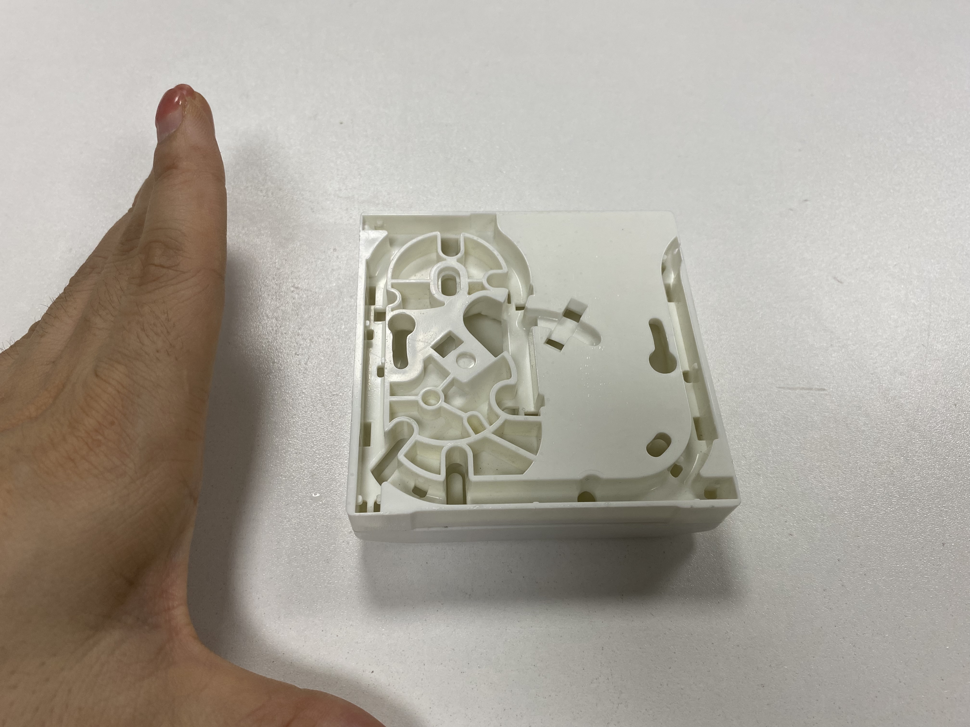 Fiber Optic Termination Box 2 Cores ABS Rosette Plant For Indoor Wall Mounted