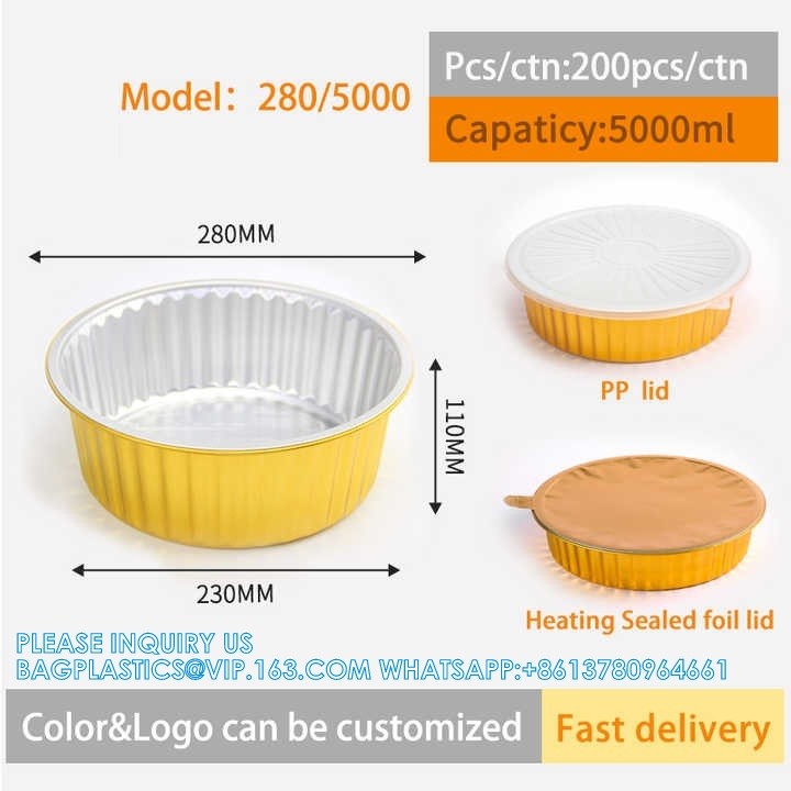 250mm Diameter 3000ml Disposable Chafing Dishes Buffet Set Chafer Wire Racks Stand Kit Dish Serving Trays Food
