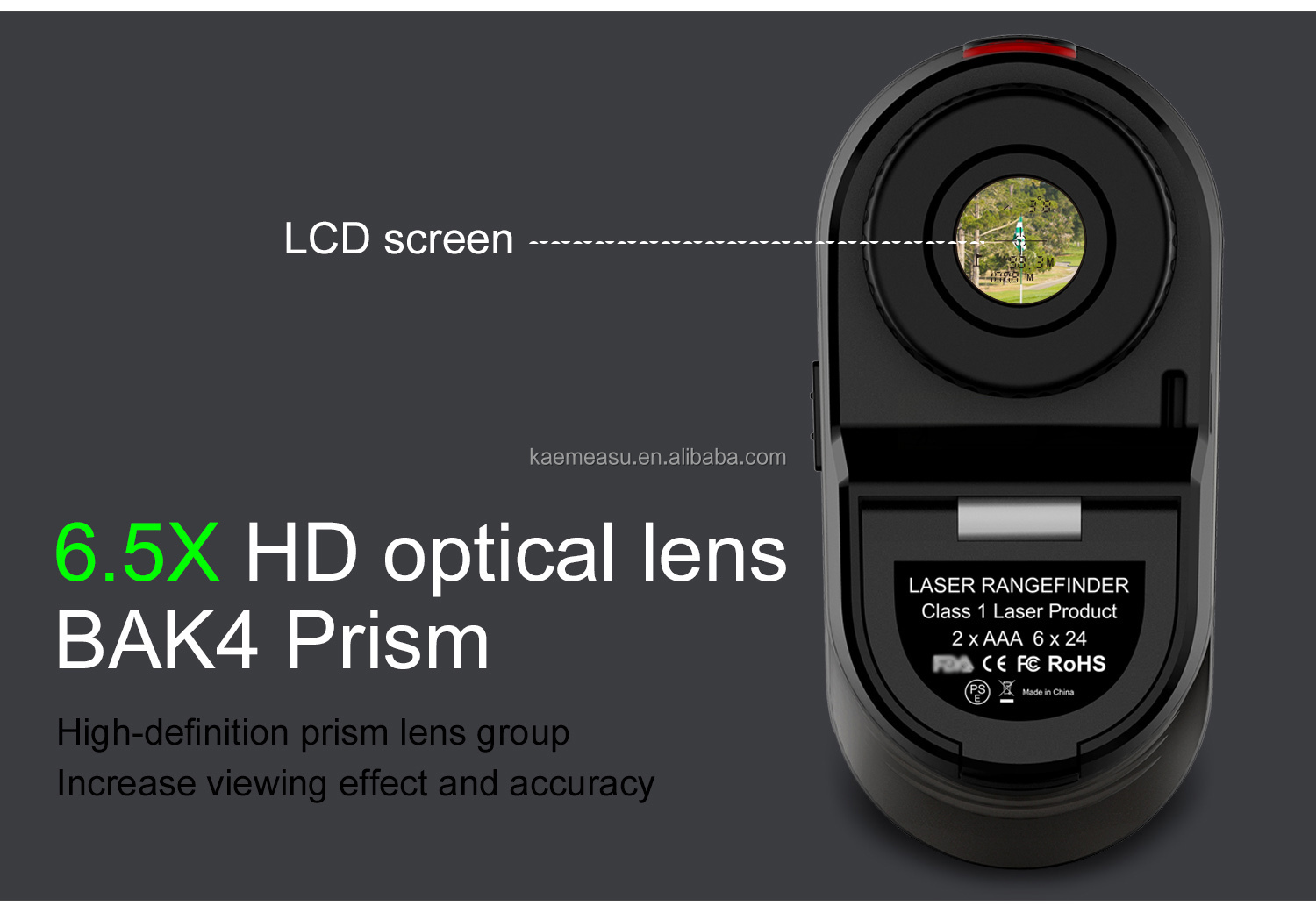 450m High Precision Rangefinder Golf Range Finder Distance Meter Laser Works Rangefinder