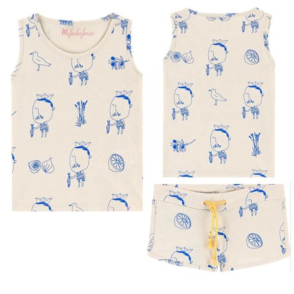 Factory Custom Printed 100% Cotton Baby Girls Boys Clothing sets Baby Clothing