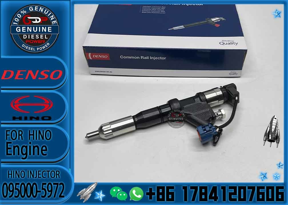 Injector For HINO Diesel Fuel Injector 095000-5972 095000-5970 095000-5971 23670-E0360 For HINO 700 Series E13C