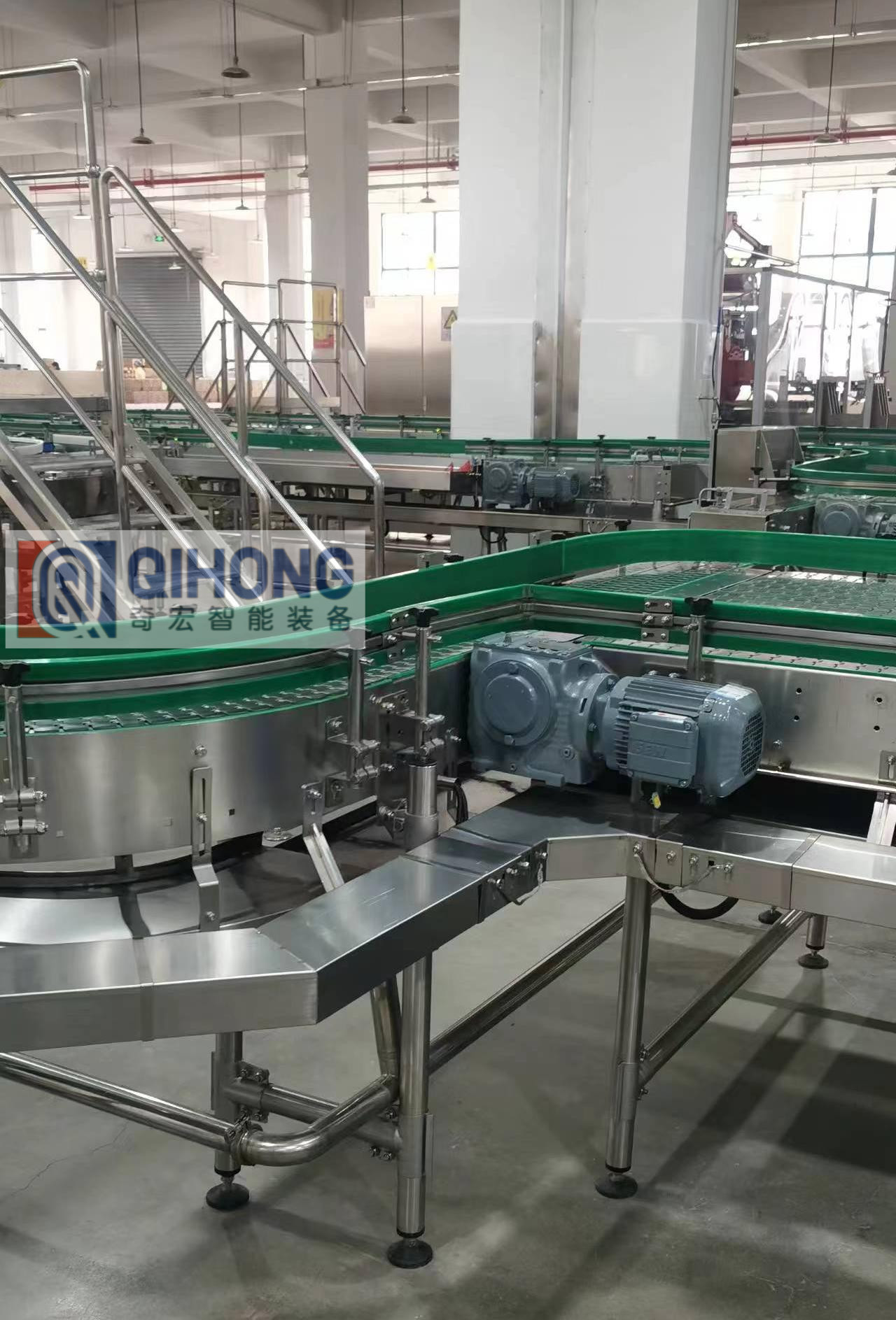 No Pressure Belt Conveyor Machine Single Column Multiple Columns