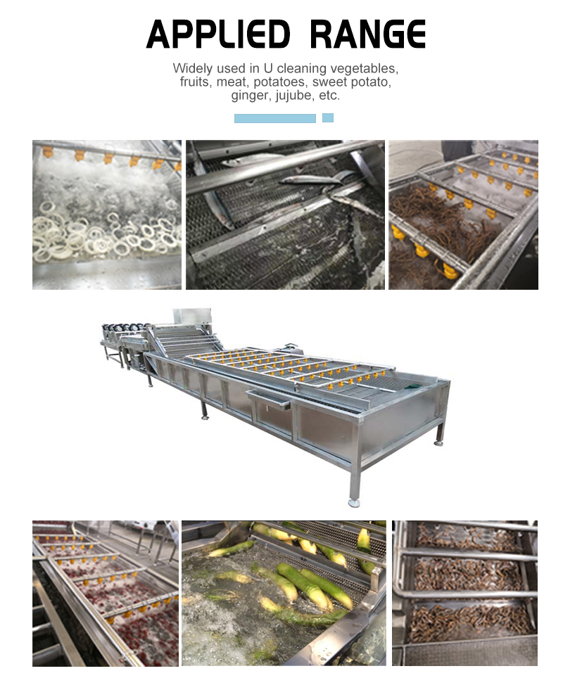 Fully Automatic Fruit And Vegetable Processing Machinery 300-1000kg/h