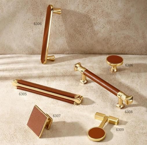 Gold Nordic Kitchen Drawer Wardrobe Brass Pull Handles Embossing Knobs Furniture