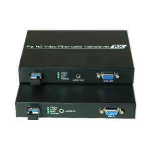  VGA Fiber Extender with uncompressed technology and cost-effective price Manufactures