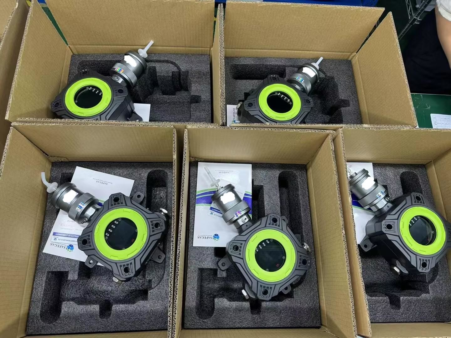 1-6 Kinds Gases Analyzers Wireless Data Transmission Fix Wall Mount Toxic Gas Detector