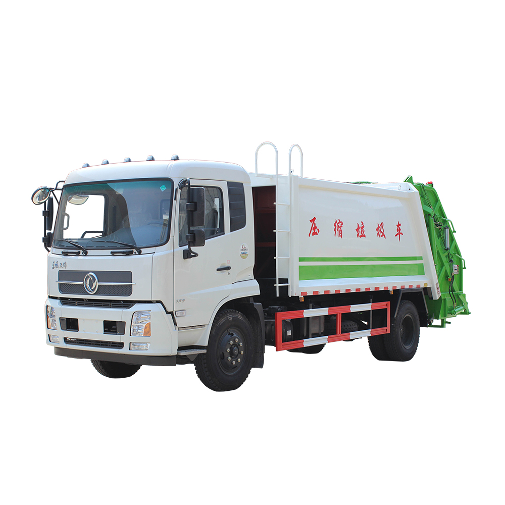 Diesel 6CBM Rubbish Collection Compactor for Construction Works and Manual Transmission