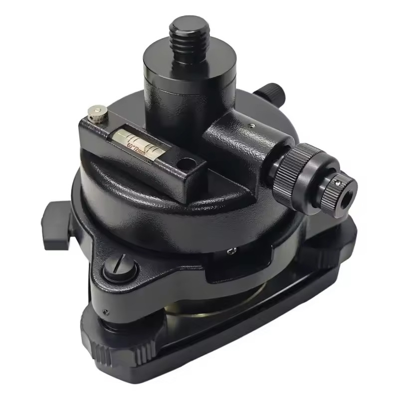 Tribrach And Optical Plummet Rotating Adapter For Prisms GPS 5/8"x11 Screw thread Install Surveying
