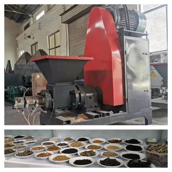 50mm Biomass Briquettes Manufacturing Machine 500kg/H Sugarcane Bagasse