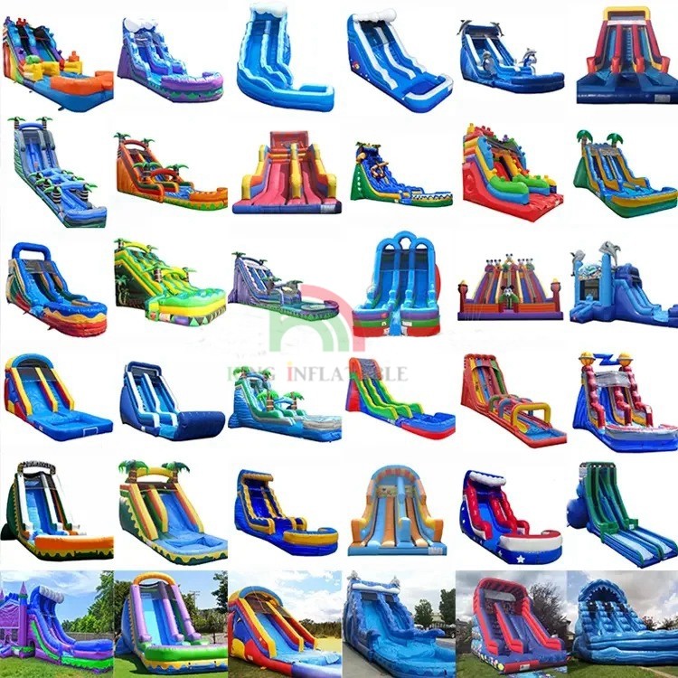 Commercial Waterslide Inflatable Water Slide with Pool